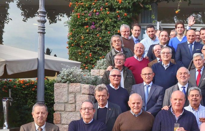 Foto de Familia de la Comida de Navidad en el Parador de La Arruzafa de Córdoba, el día 18.12.2019. 